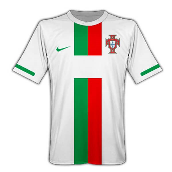 Authentic Camiseta Portugal 2ª Retro 2010 Blanco